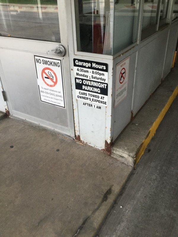 Street view of East Garage