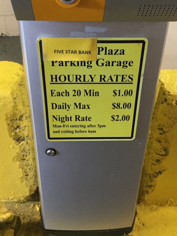 Street view of Five Star Bank Plaza