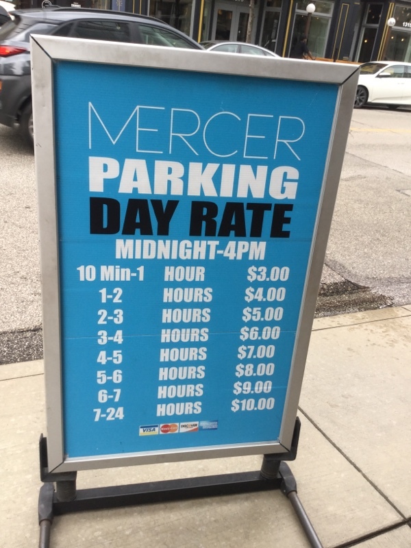 Street view of Mercer Commons Garage