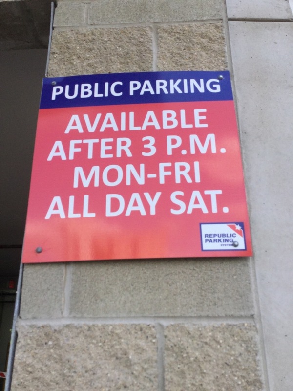 Street view of First and Washington Structure