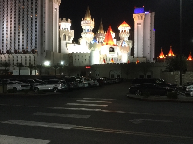 Street view of Excalibur Hotel & Casino