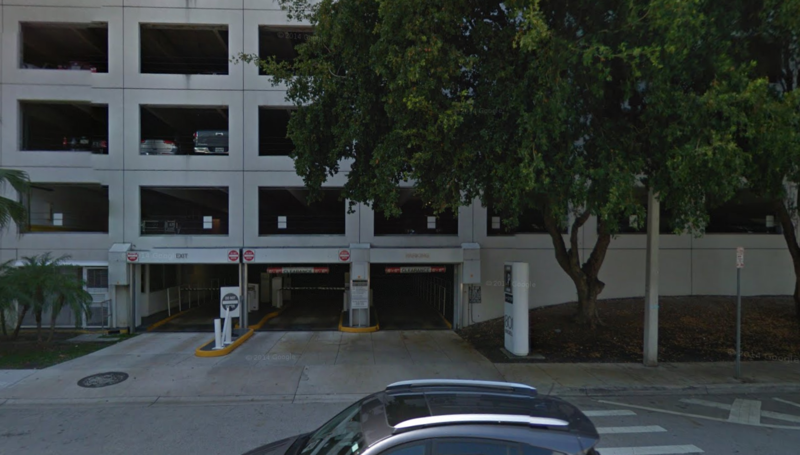 Street view of 801 Brickell Ave