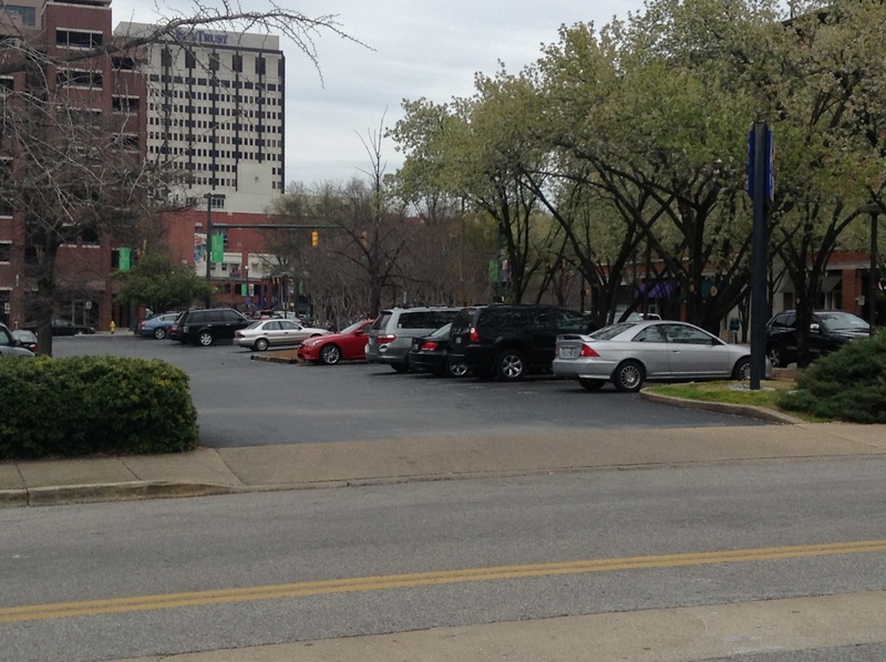 Street view of Civic Forum Lot
