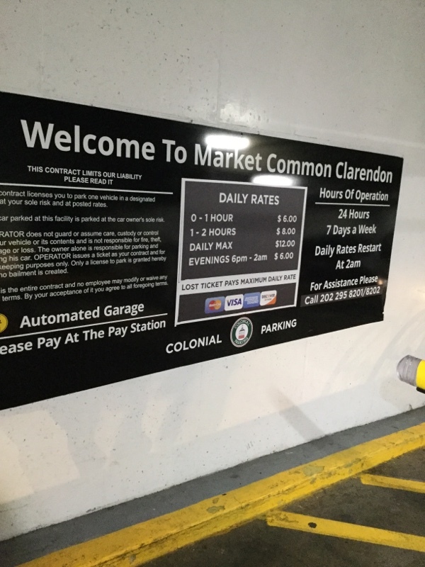 Street view of Clarendon Blvd Garage