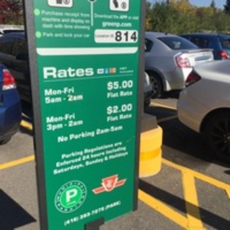 Street view of TTC Commuter Lot - Finch East - Carpark 814