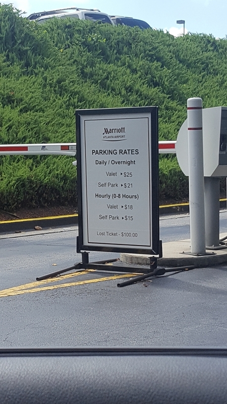 Street view of Atlanta Airport Marriott