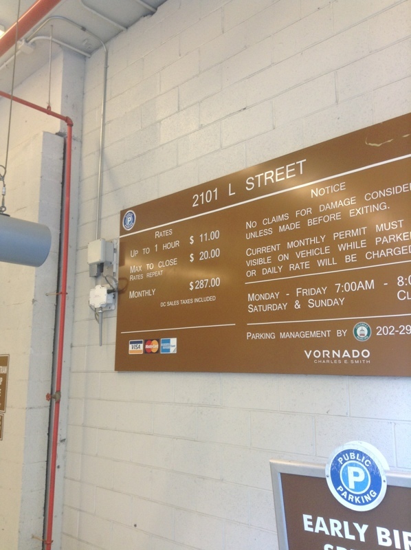 Street view of L St NW Lot