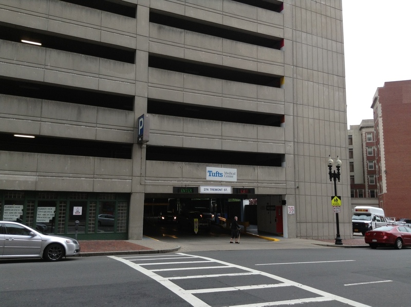 Street view of Tufts-New England Medical Center Garage