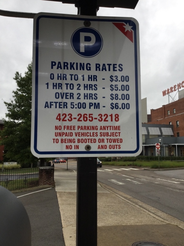 Street view of King St Lot