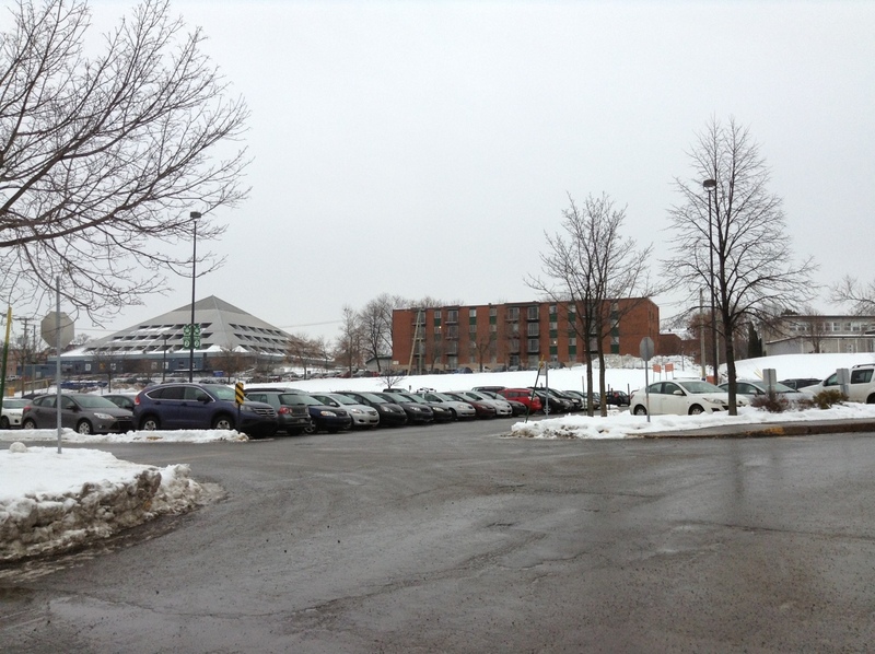 Street view of Visitor Parking Lot