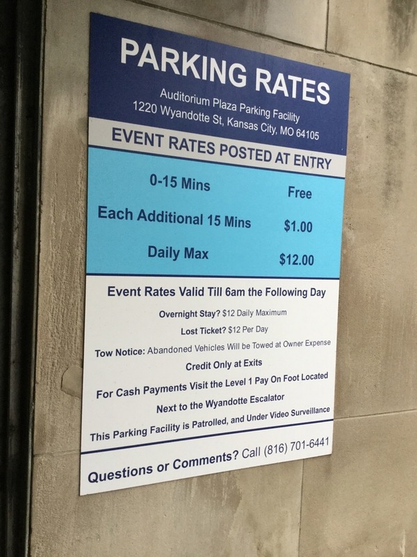 Street view of Auditorium Plaza Garage