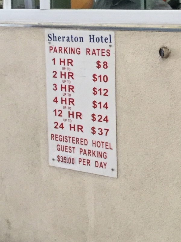 Street view of Sheraton Hotel