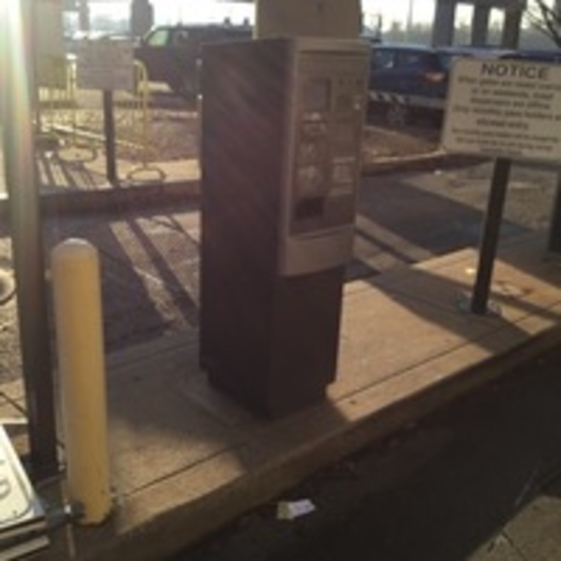 Street view of Cupples Station Parking Garage