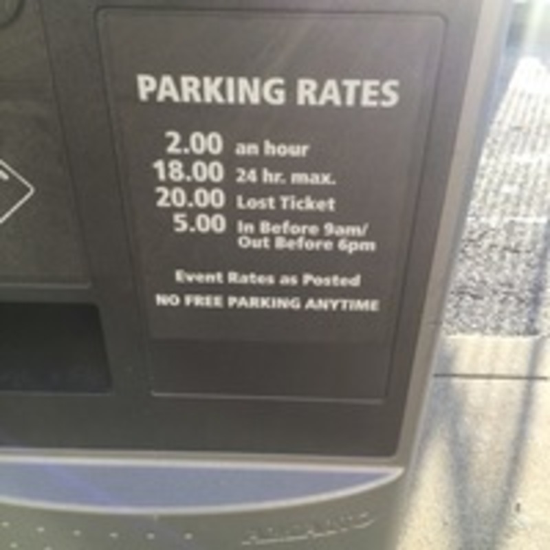 Street view of Cupples Station Parking Garage