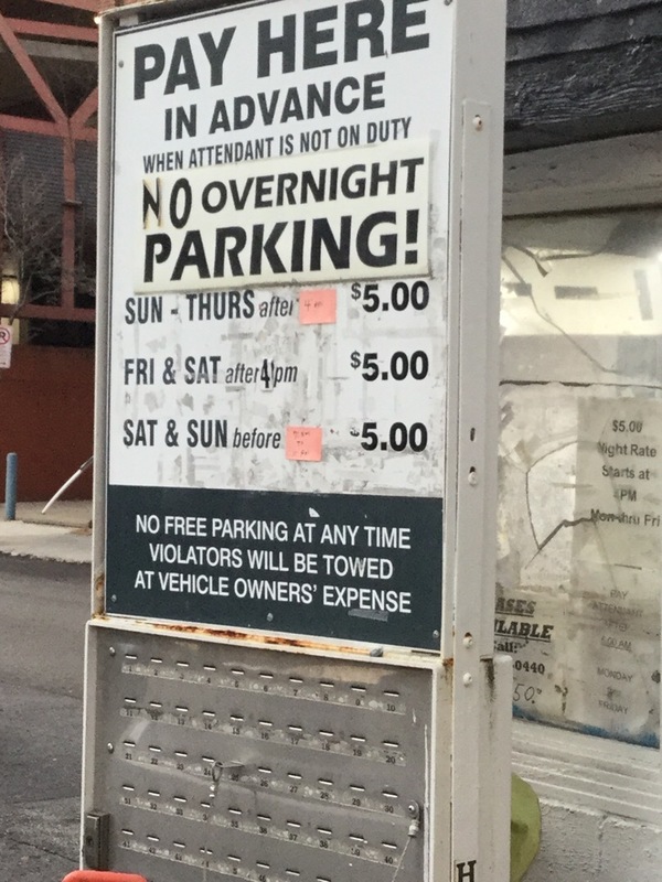 Street view of Wood St Lot