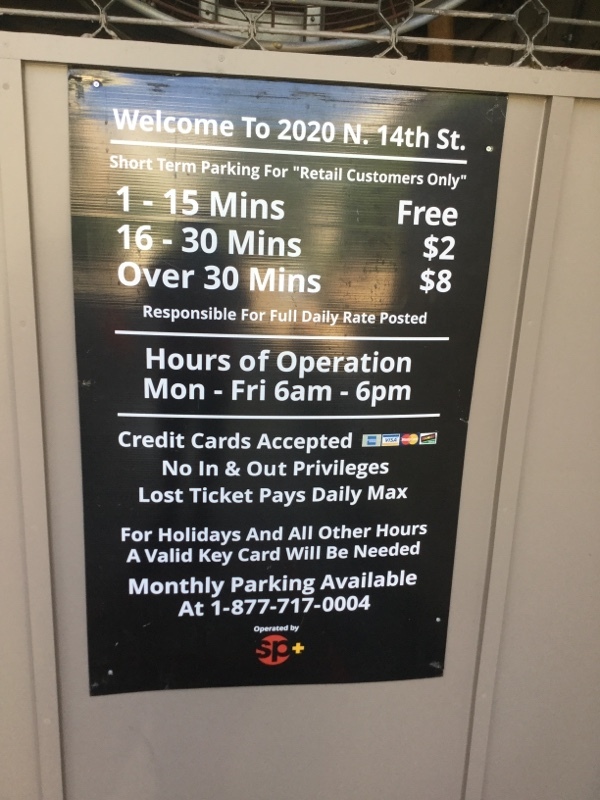 Street view of N Courthouse Rd Garage