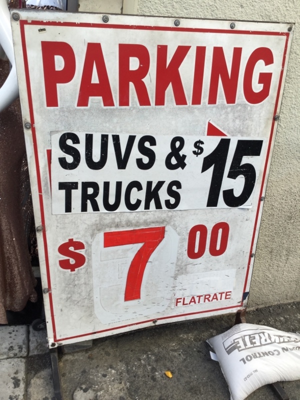 Street view of S Los Angeles St. Parking Lot