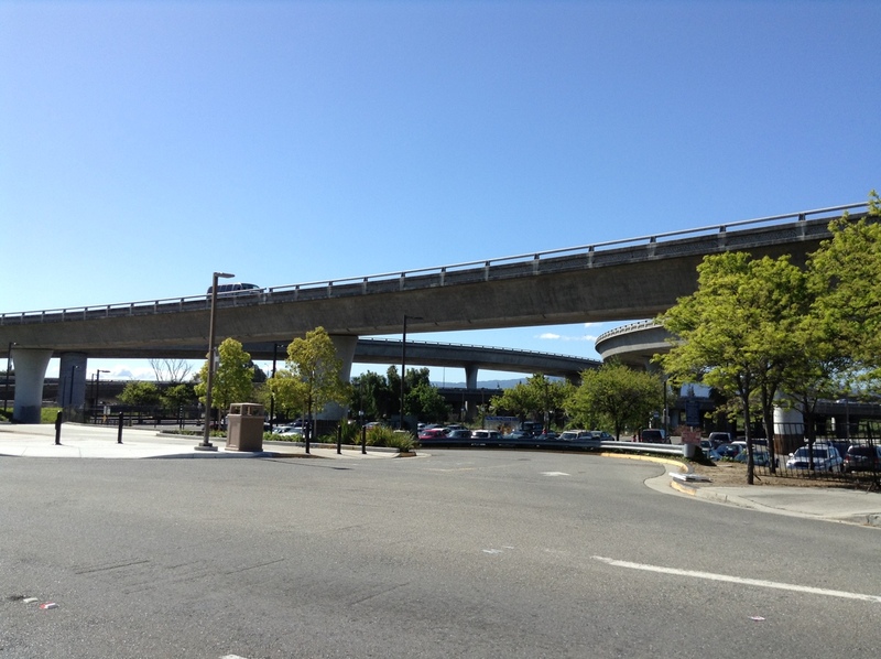 Street view of Woz Way Lot