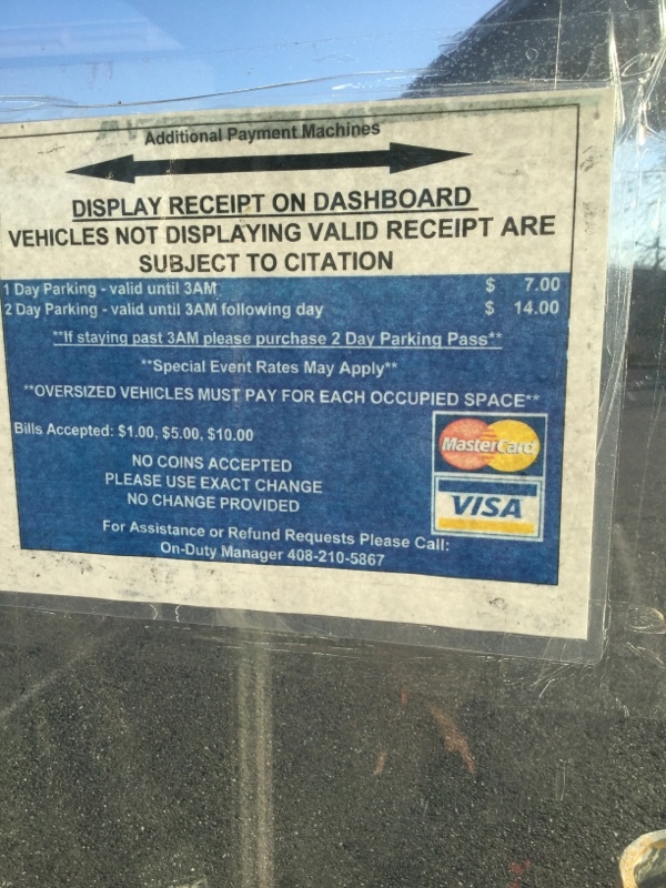 Street view of Woz Way Lot