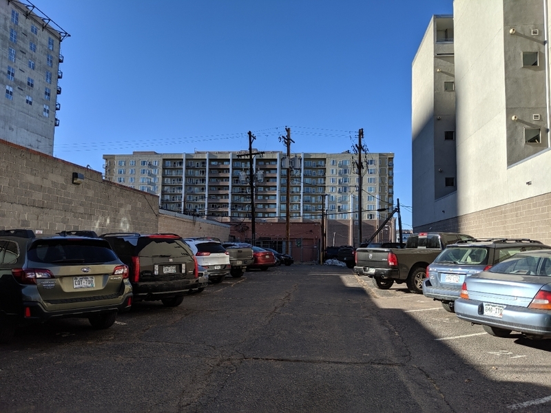 Street view of Curtis Street Lot