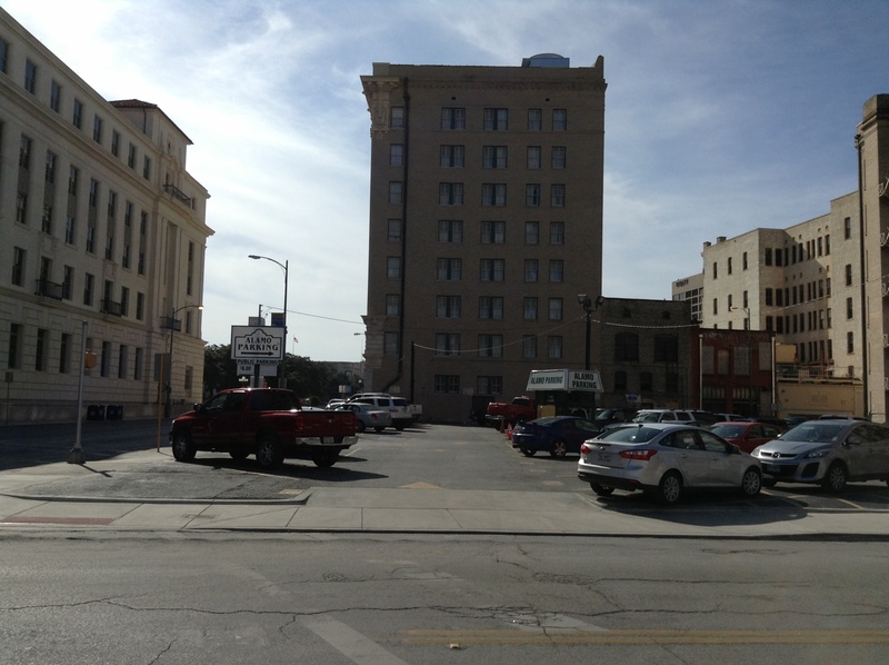Street view of E Travis St Lot