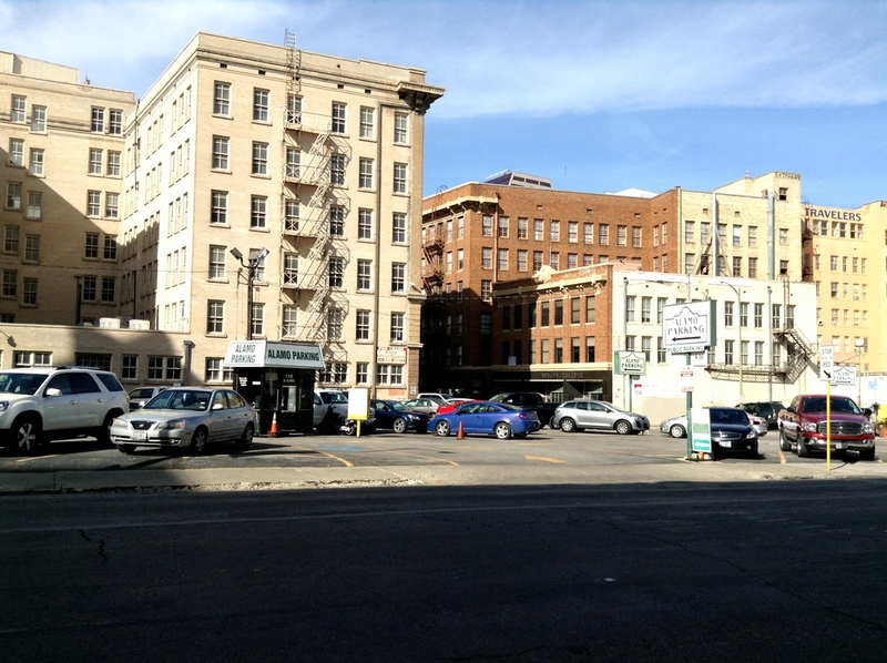 Street view of E Travis St Lot