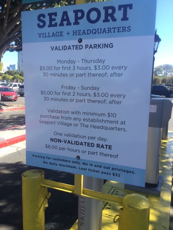 Street view of Seaport Village