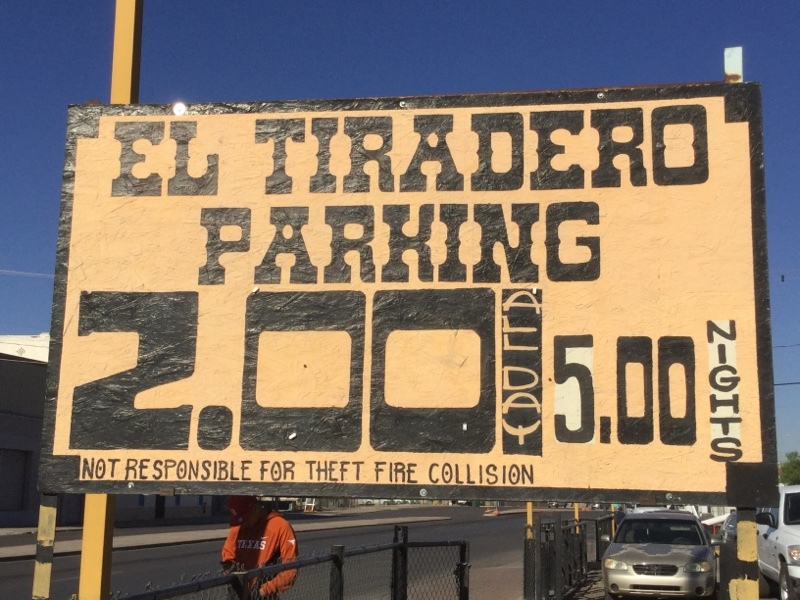 Street view of El Tiradero Parking