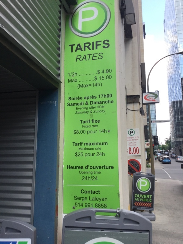 Street view of Park Montreal