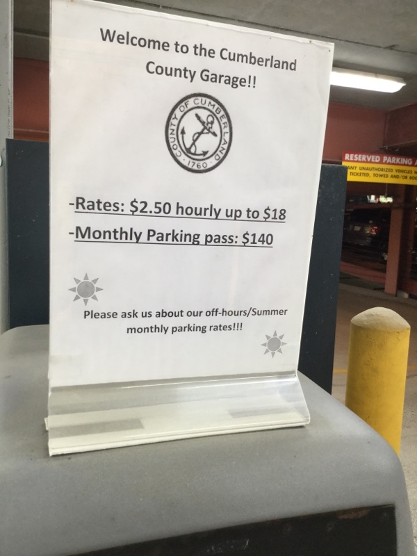 Street view of Cumberland County Parking