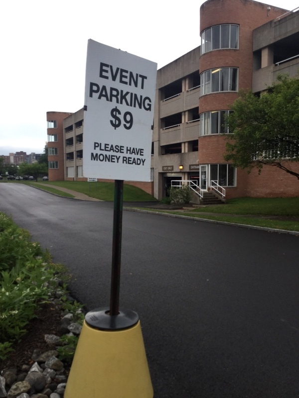 Street view of The Oncenter Parking Lot