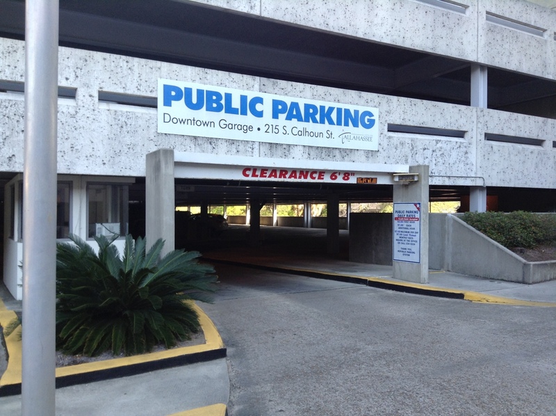 Street view of Calhoun Eastside Parking Garage