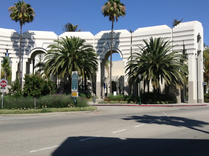 Street view of Rexford/Civic Center Parking Structure