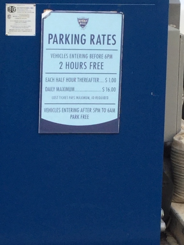 Street view of Rexford/Civic Center Parking Structure