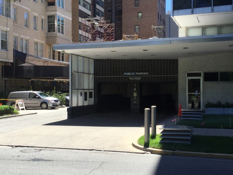 Street view of W North Blvd Garage