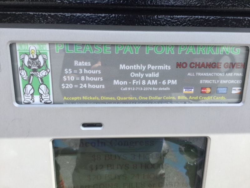 Street view of Lincoln and Congress Parking