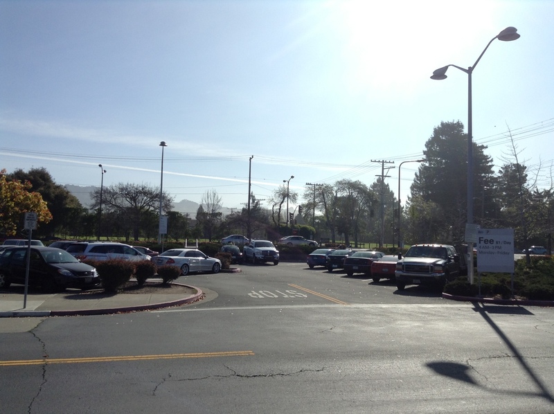 Street view of Virginia Street Lot