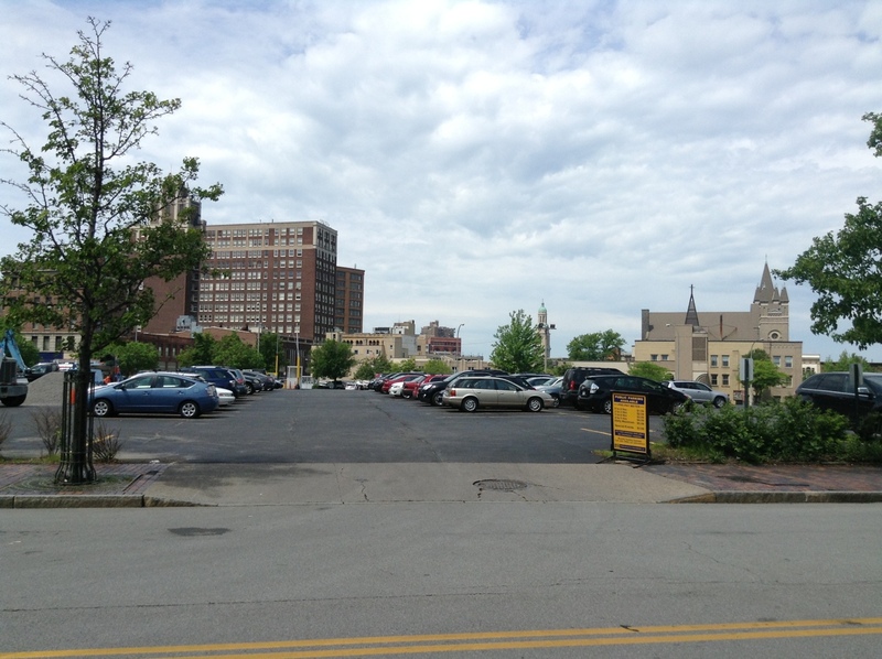 Street view of Gibbs Street Lot
