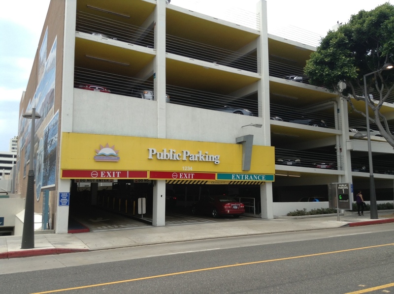 Street view of Parking Structure 1