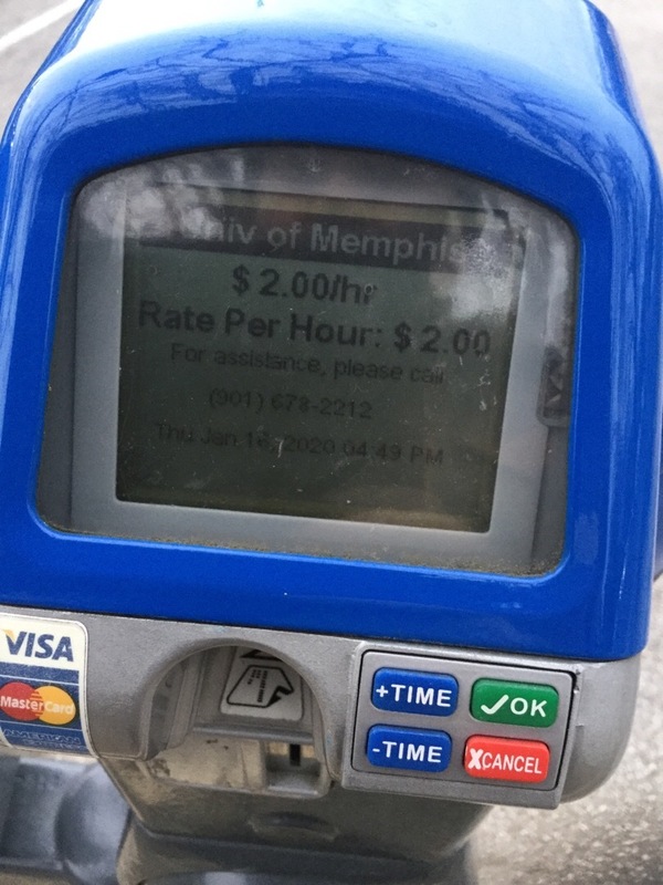 Street view of Priority Access Lot 6 (Metered Spaces)