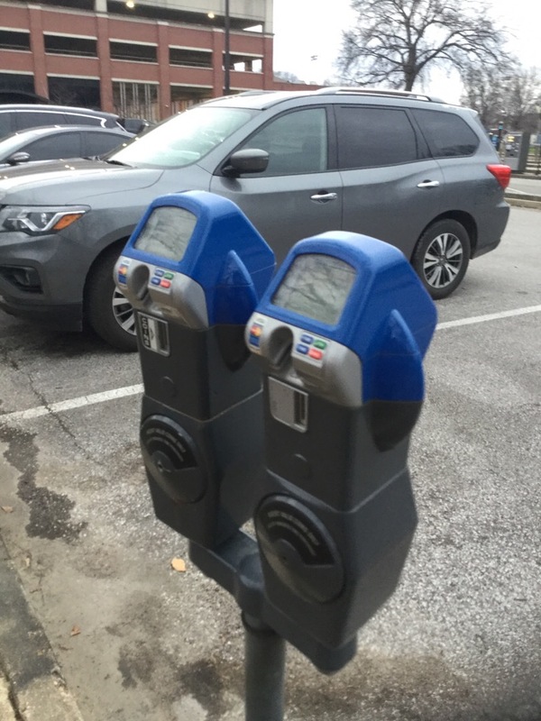 Street view of Priority Access Lot 6 (Metered Spaces)