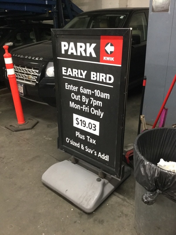 Street view of Adams St Parking Garage