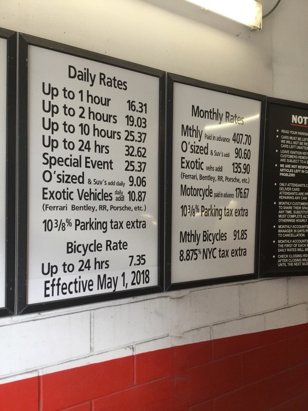 Street view of Adams St Parking Garage