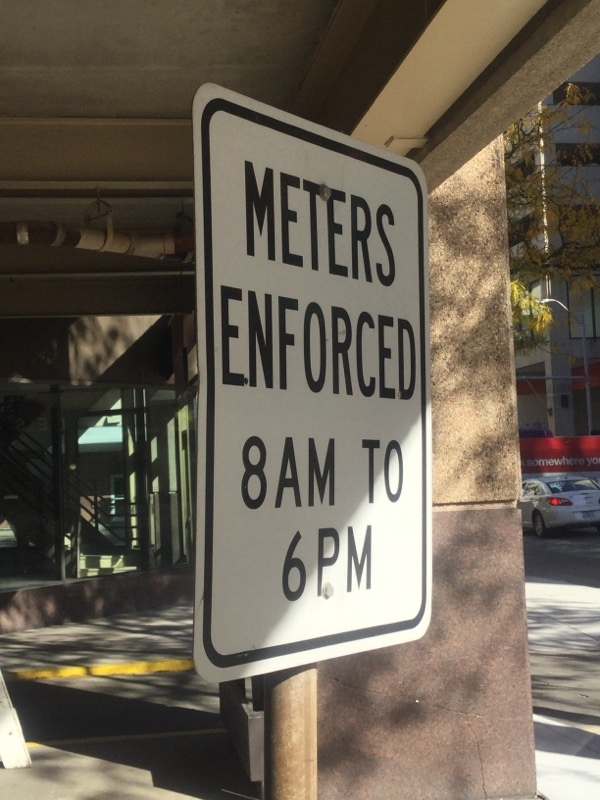 Street view of 9th & Locust Parking Garage