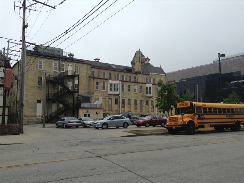 Street view of Fiserv Forum Parking