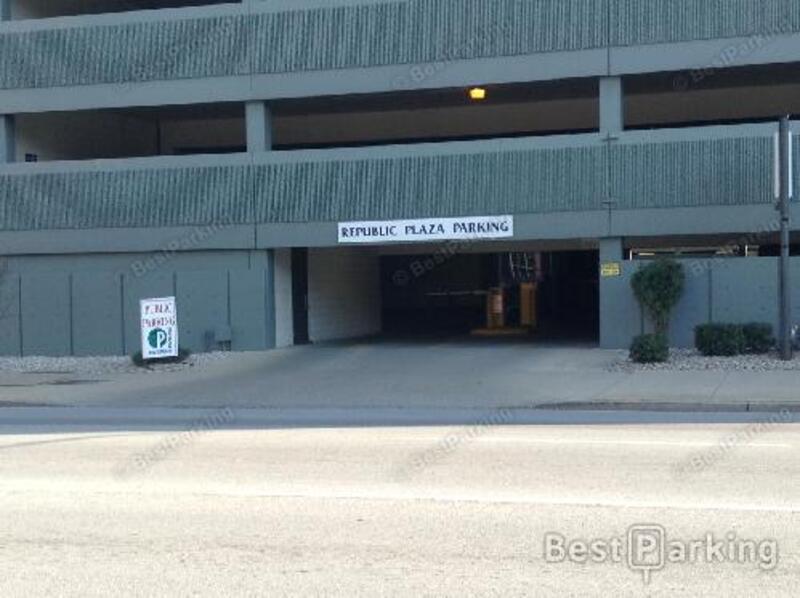 Street view of Republic Plaza Garage
