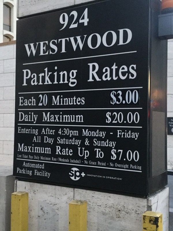 Street view of UCLA - Parking Structure 39