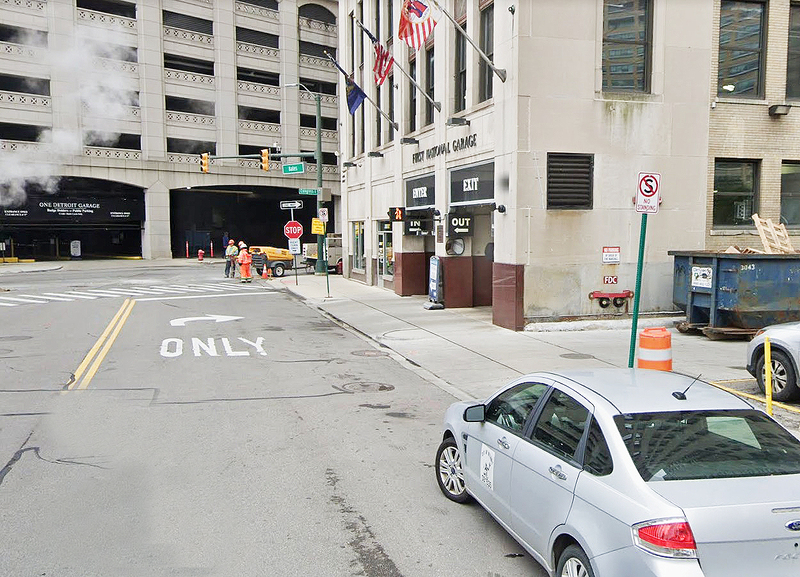 Street view of First National Garage