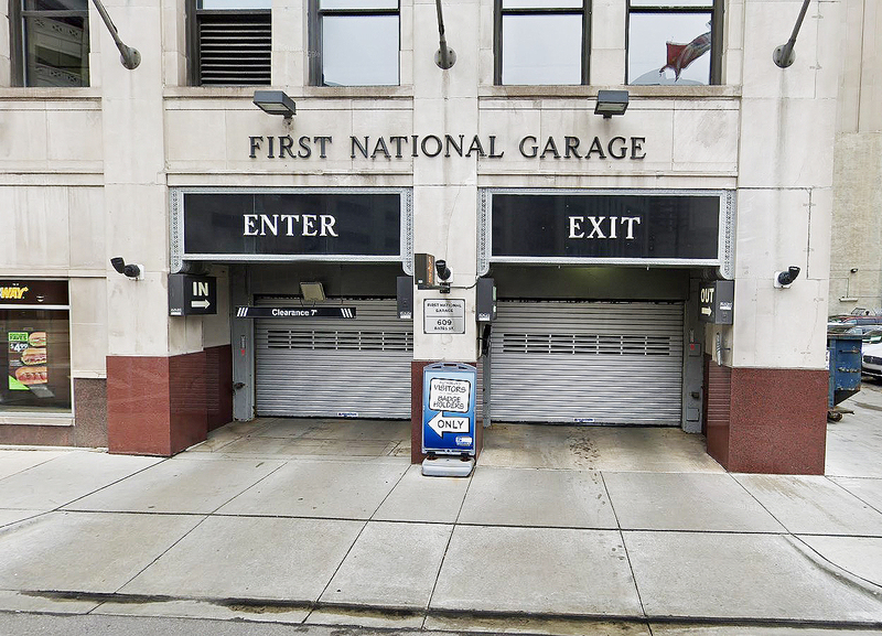 Street view of First National Garage