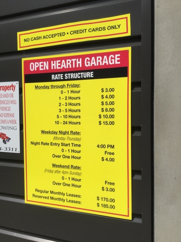 Street view of Open Hearth Garage